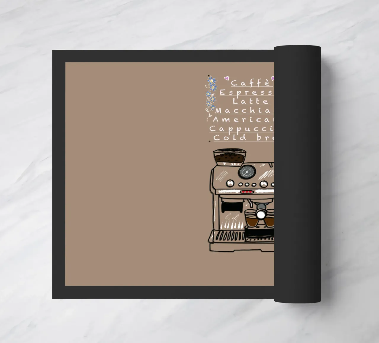 Espresso,Caffe,Latte.... zerbino da Nica Colorie