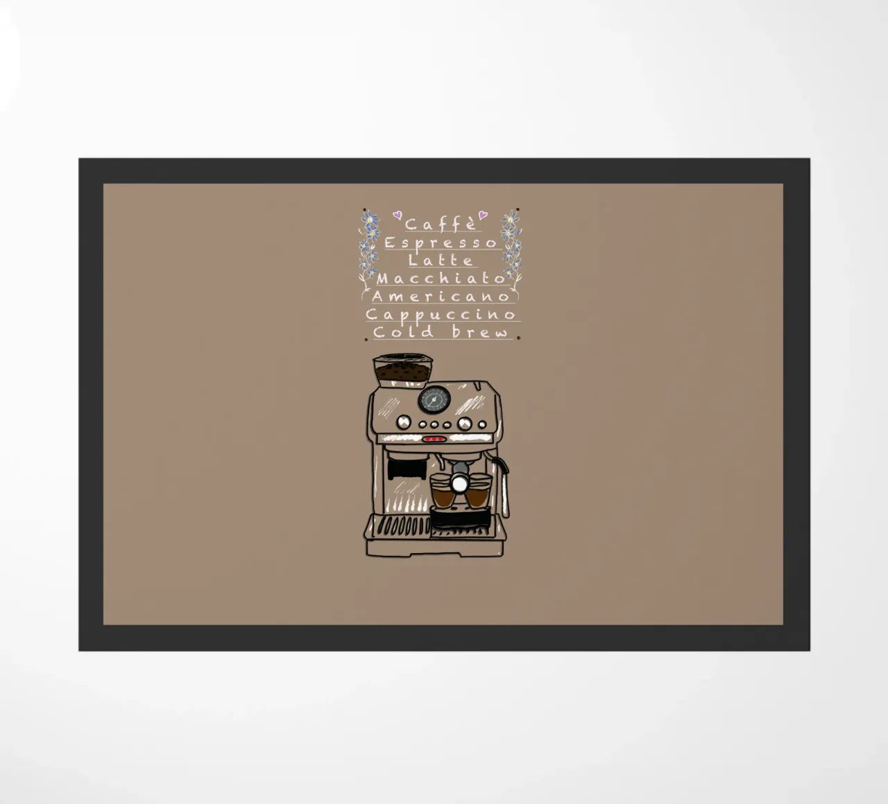 Espresso,Caffe,Latte.... zerbino da Nica Colorie