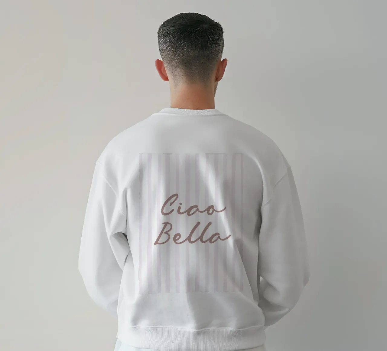 Ciao Bella Wall Art Print felpa da Littleleo