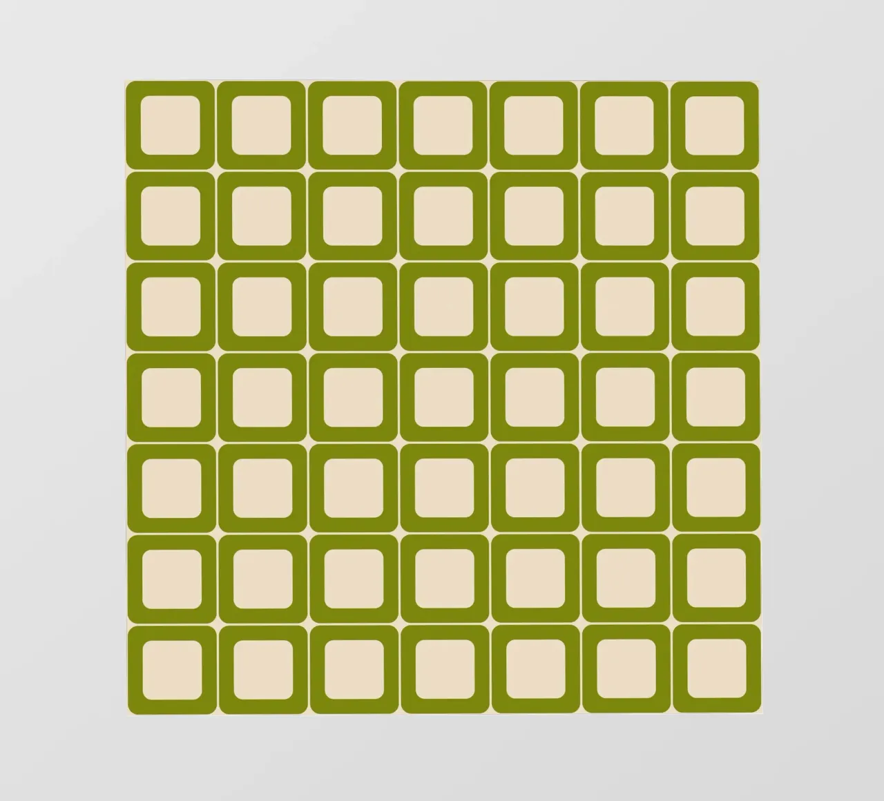 Quadrati verdi retrò 60s Vibes pellicola backlit da Timeless moderna