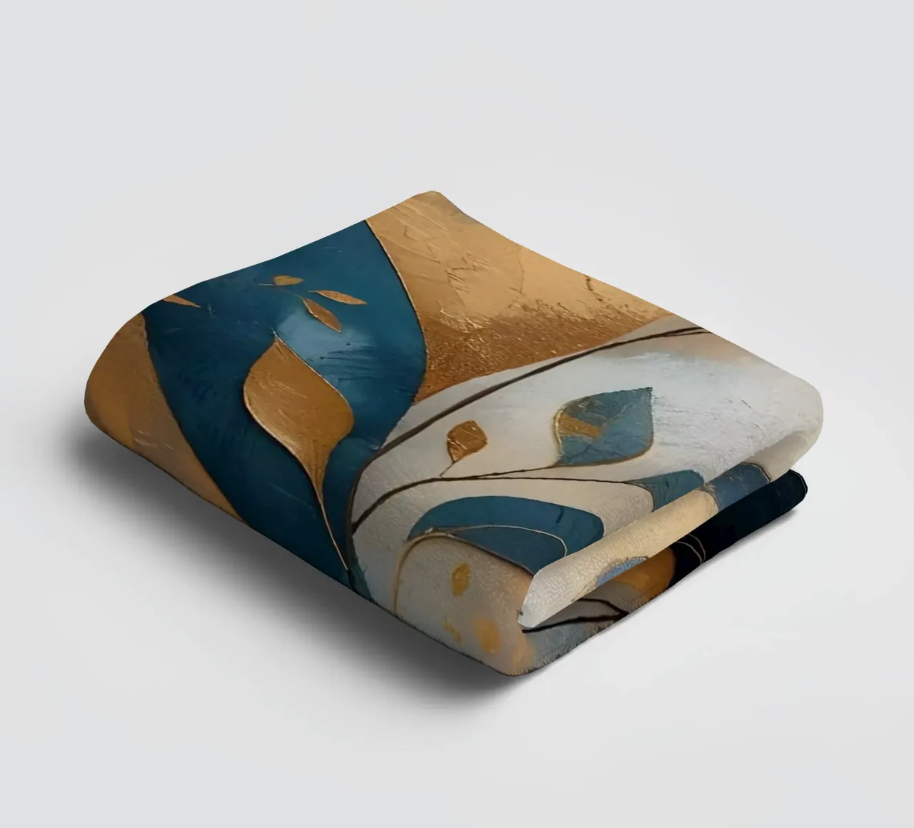 Feuilles d'or serviette de bain de Artistic-shop