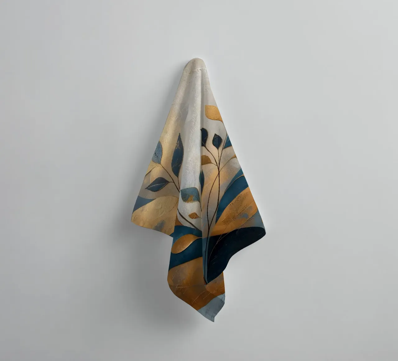 Feuilles d'or serviette de bain de Artistic-shop