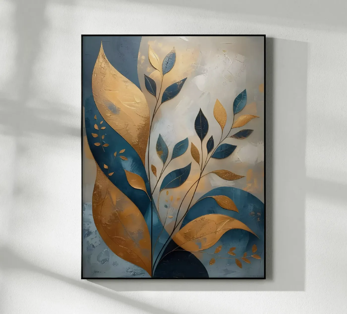 Golden Leaves plexiglass da Artistic-shop