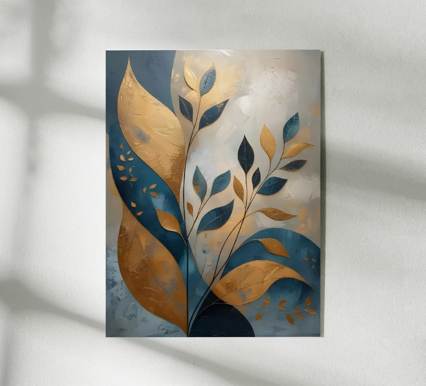Golden Leaves plexiglass da Artistic-shop