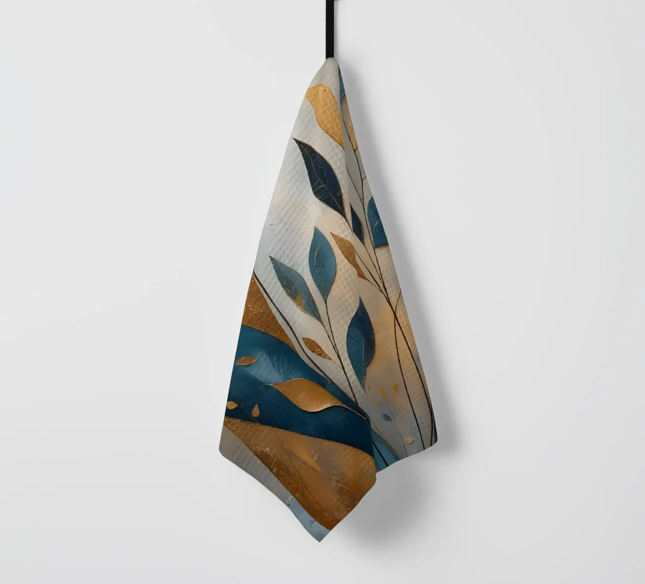 Foglie d'oro canovaccio da cucina da Artistic-shop