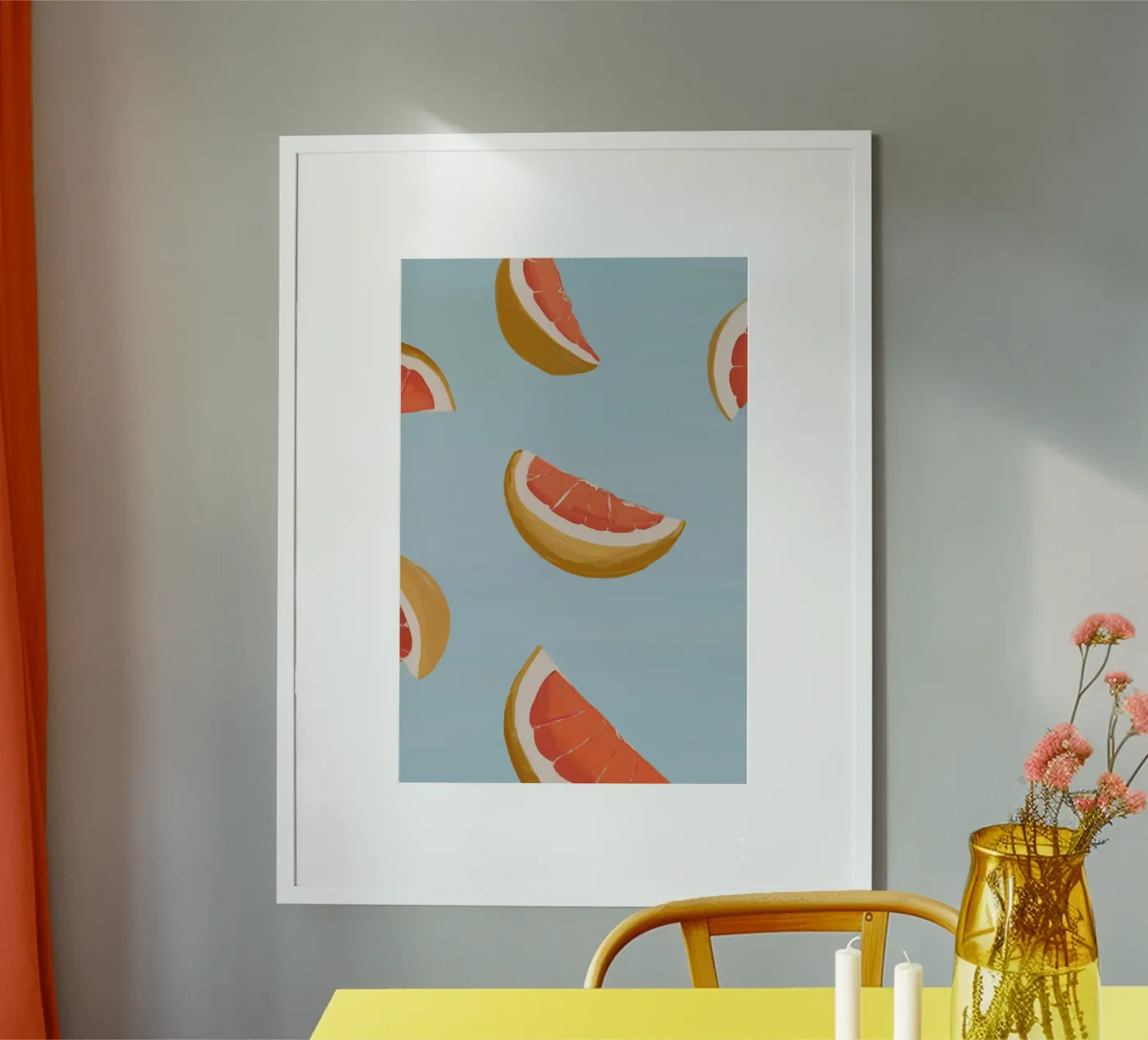 Fruit Rain poster by treechild