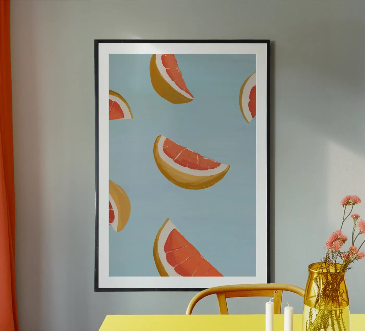 Fruit Rain poster by treechild
