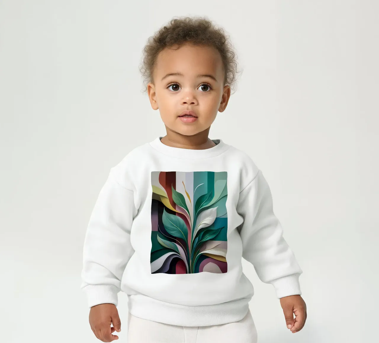 Arazzo floreale astratto felpa neonato da Artistic-shop