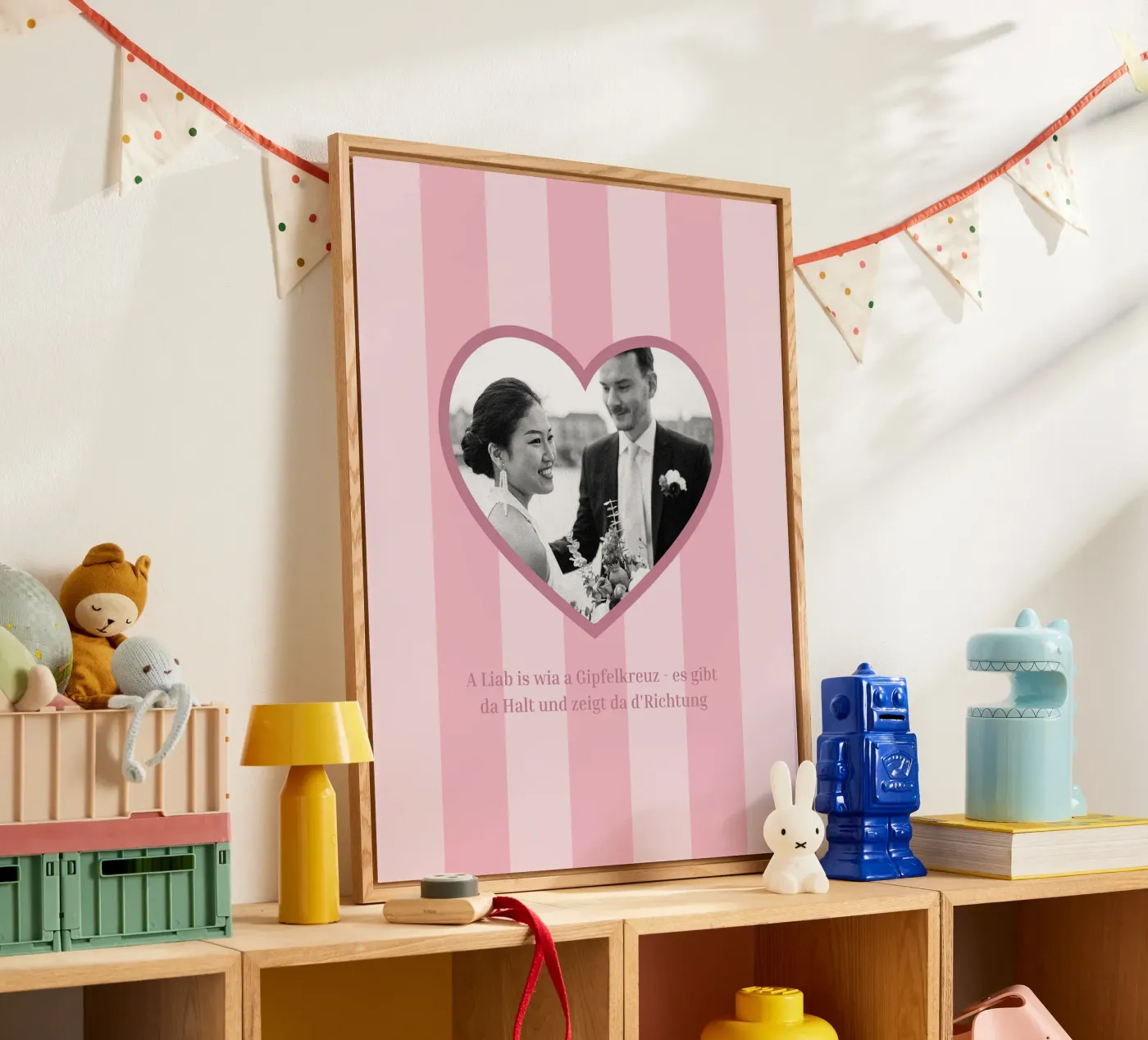 Die Liab acryl van Made in Bavaria