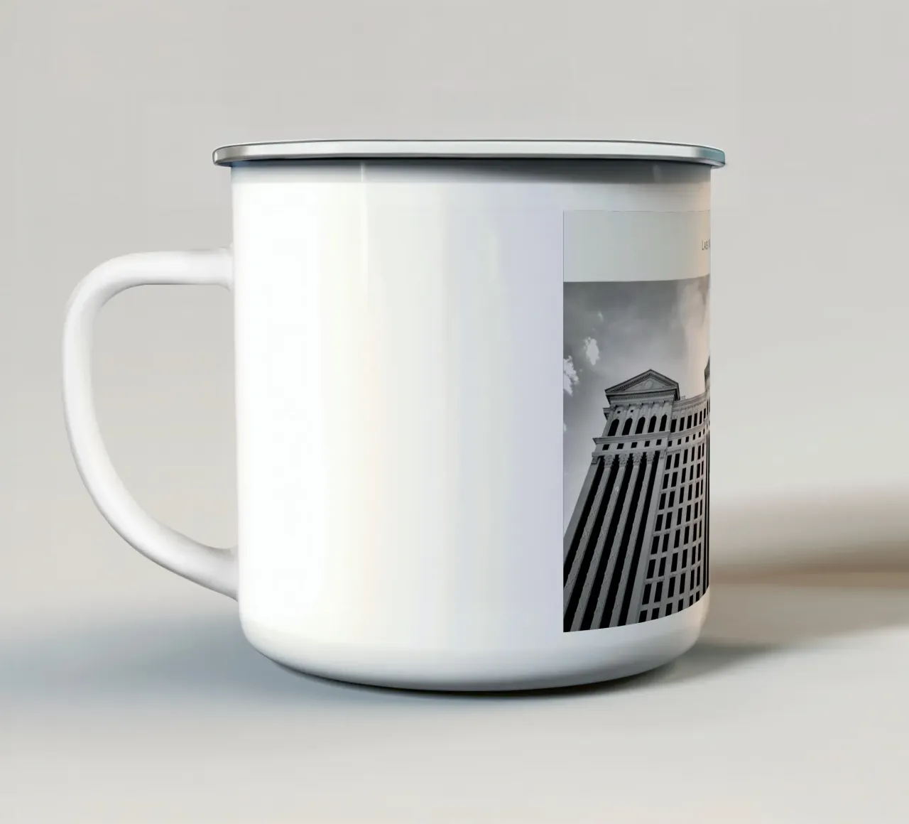 Las Vegas B&W tazza in smalto da In Full Color