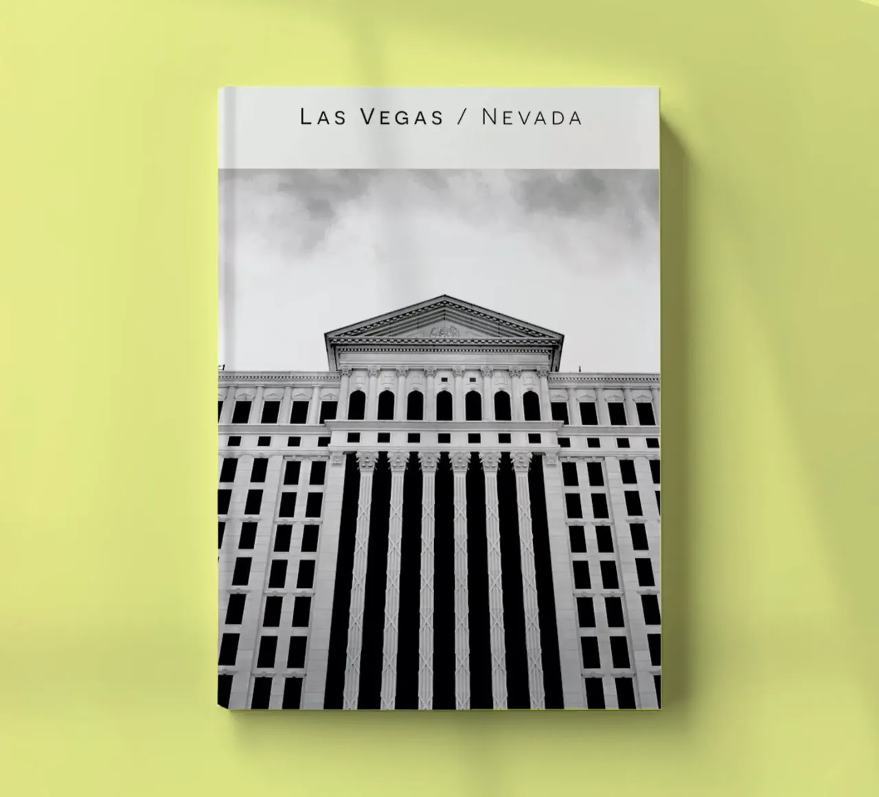 Las Vegas B&W notebook by In Full Color