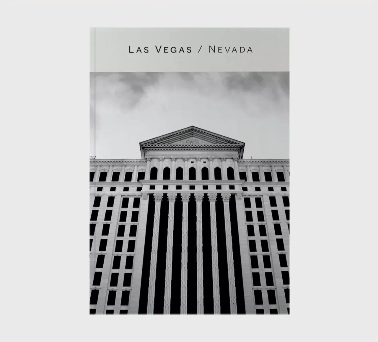 Las Vegas B&W notebook by In Full Color