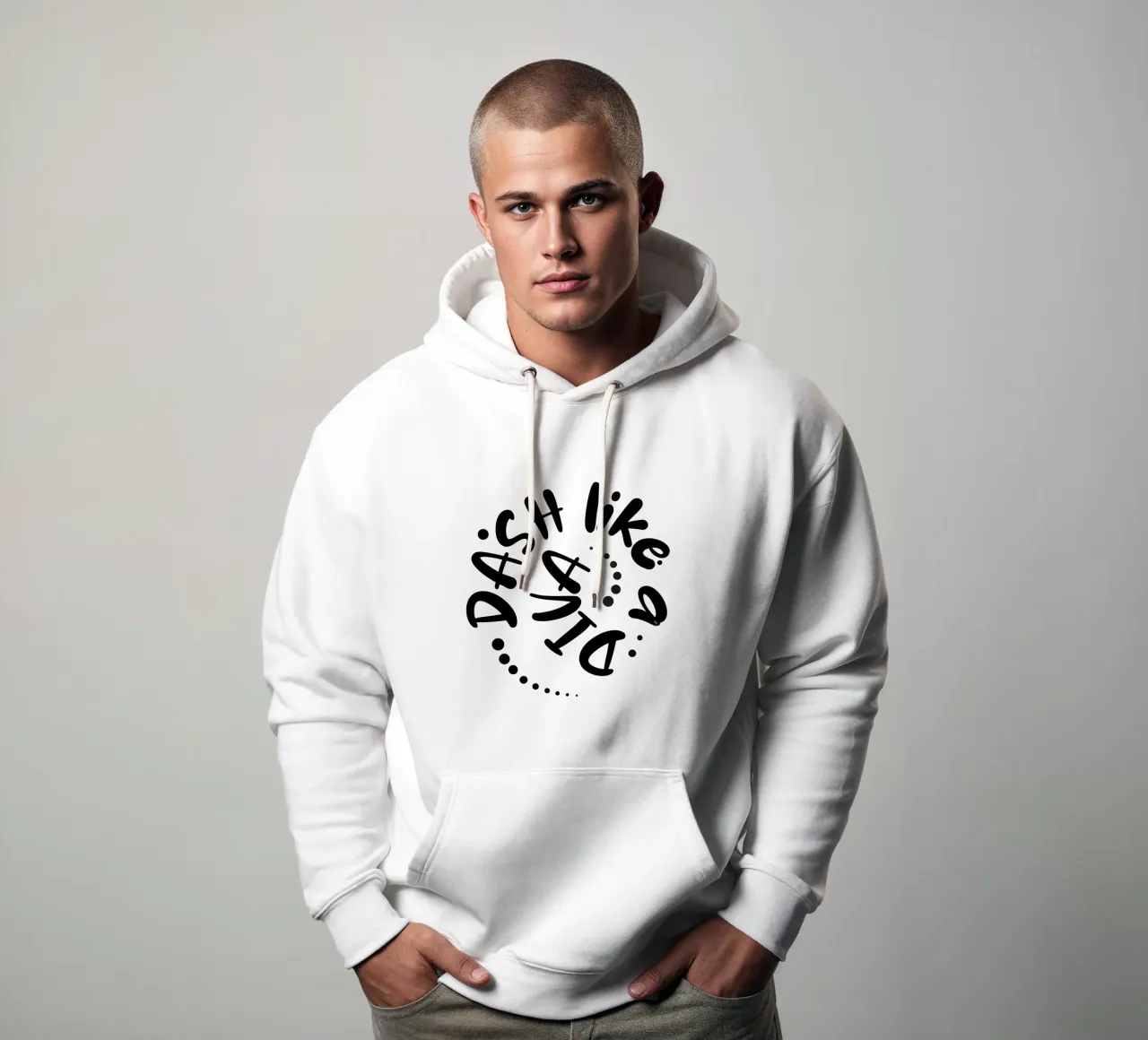 Citazione di Dash like a diva felpa con cappuccio da TSW