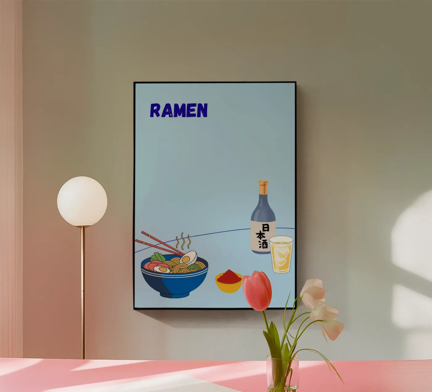 Ramen Acryl-Glas von Tasty Colors
