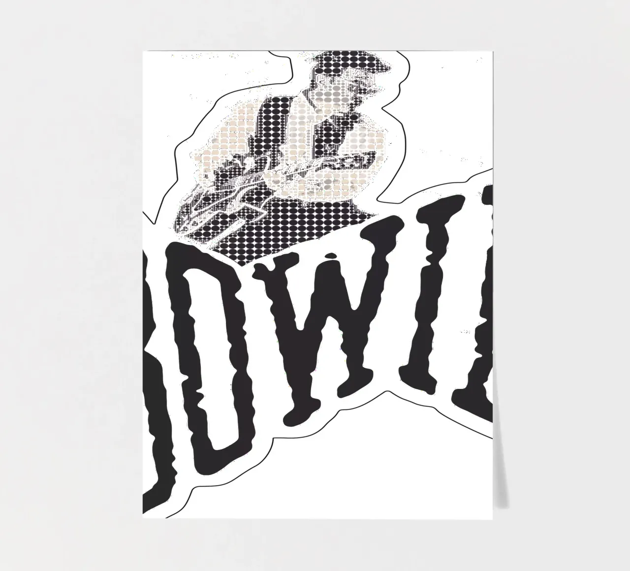 David Bowie Jump sticker sheet by Gunawan Rb