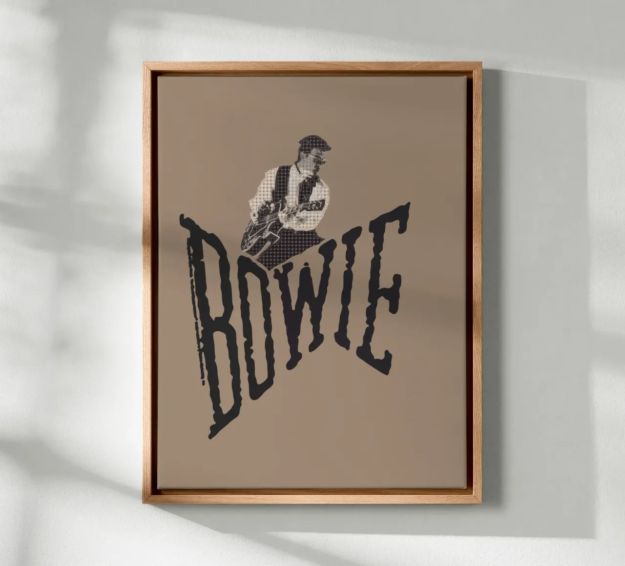 David Bowie Jump canvas by Gunawan Rb