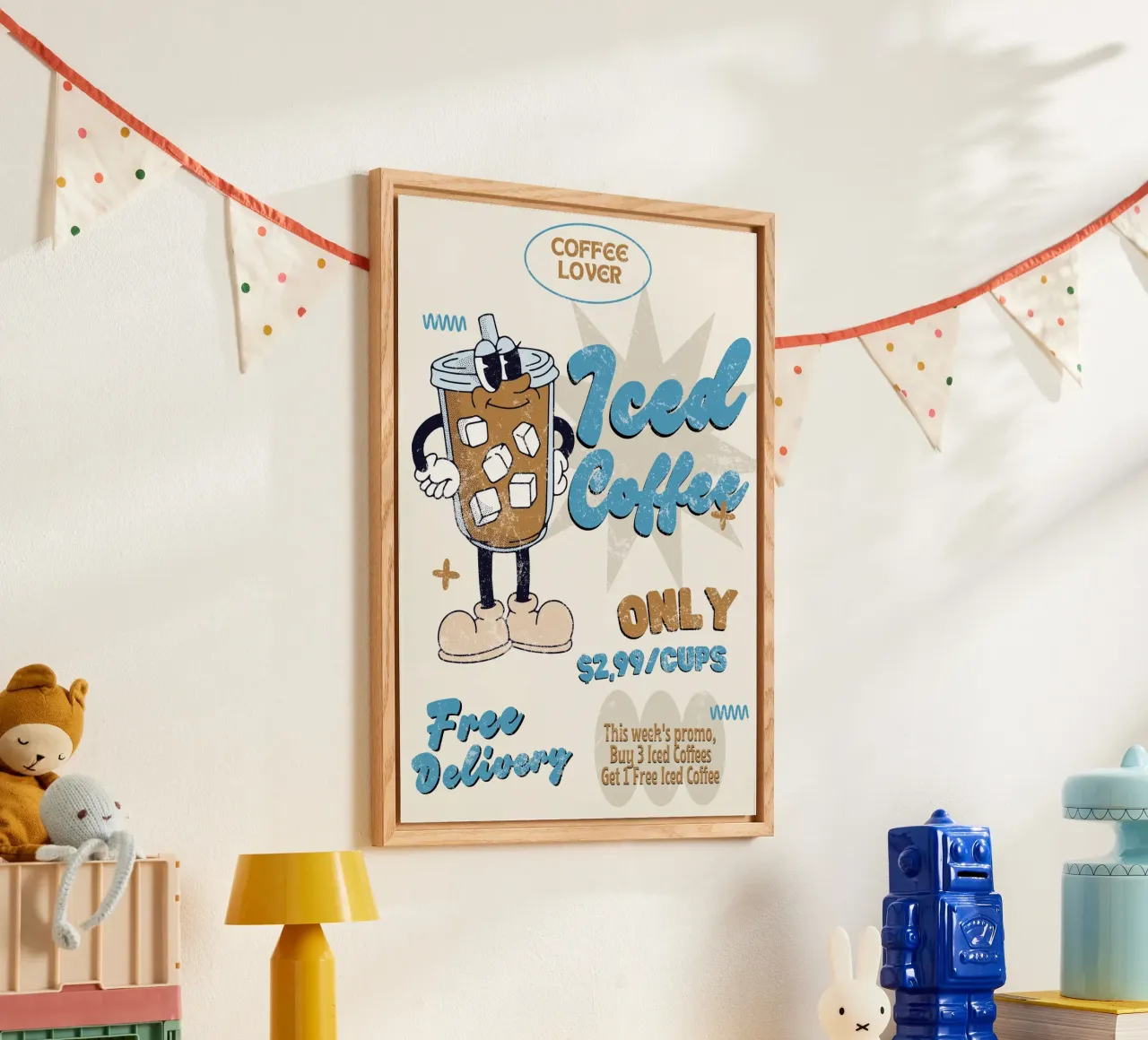 ICED COFFEE plexiglass da COFFEE CLUB