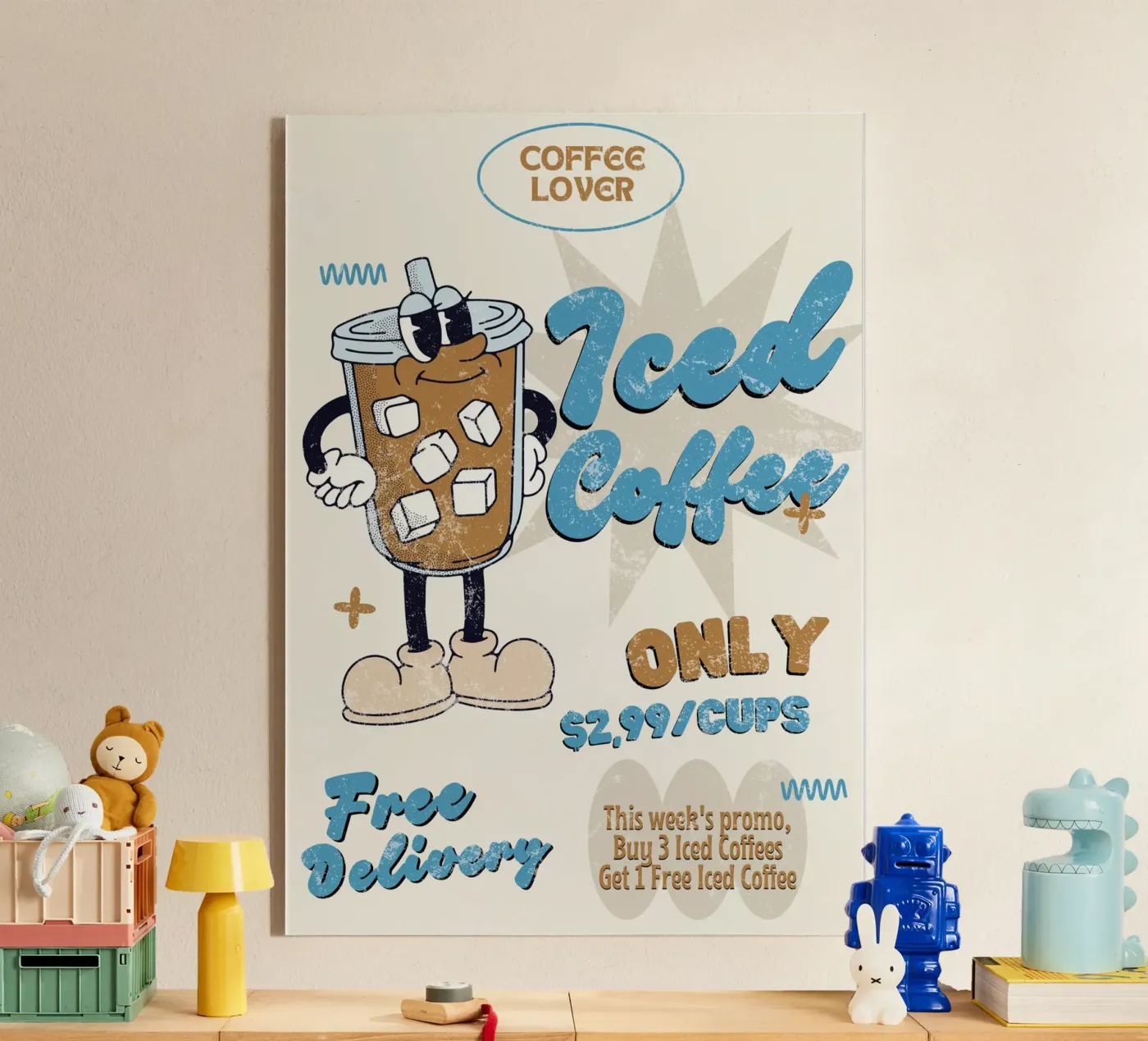 ICED COFFEE Acryl-Glas von COFFEE CLUB