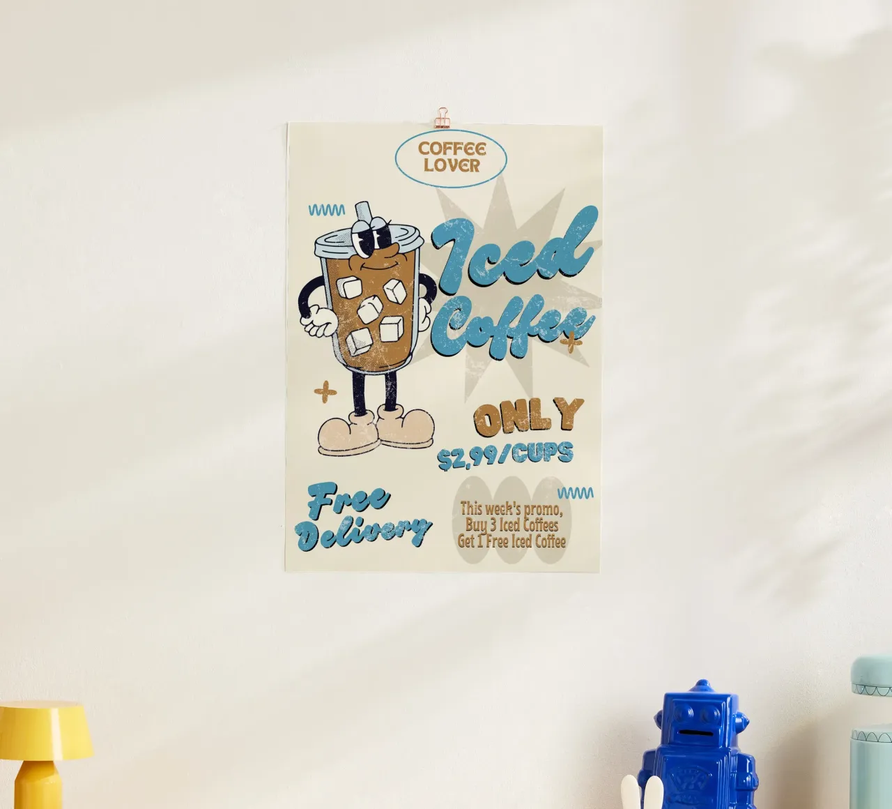 ICED COFFEE poster da COFFEE CLUB