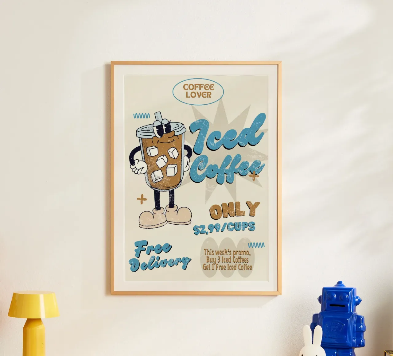 ICED COFFEE poster da COFFEE CLUB