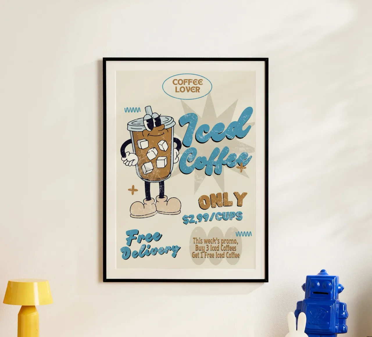 ICED COFFEE poster da COFFEE CLUB