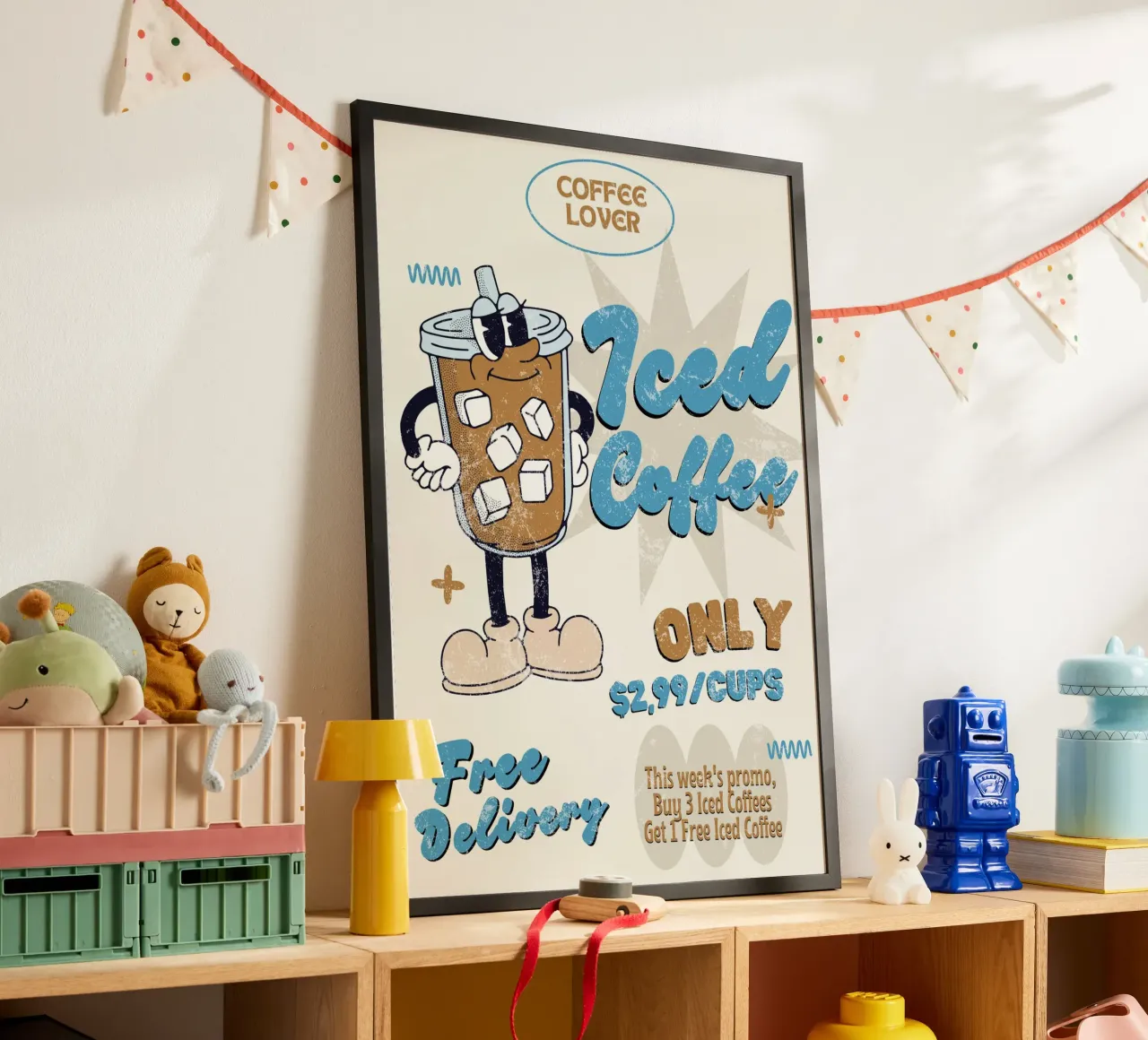 ICED COFFEE poster da COFFEE CLUB