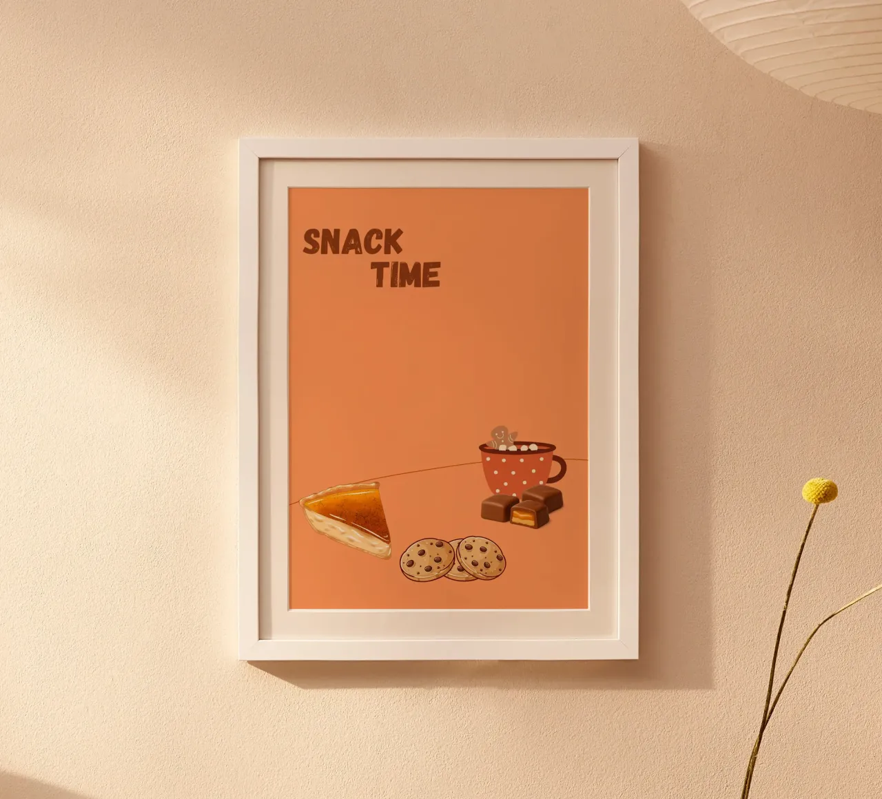 SNACK TIME poster by Tasty Colors