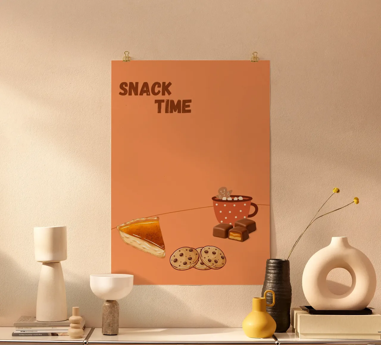 SNACK TIME poster by Tasty Colors