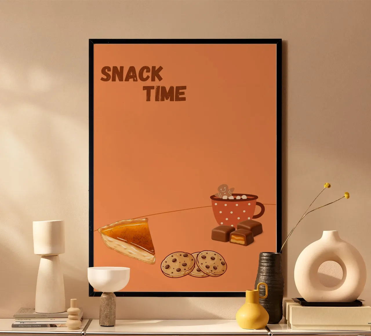 SNACK TIME poster by Tasty Colors