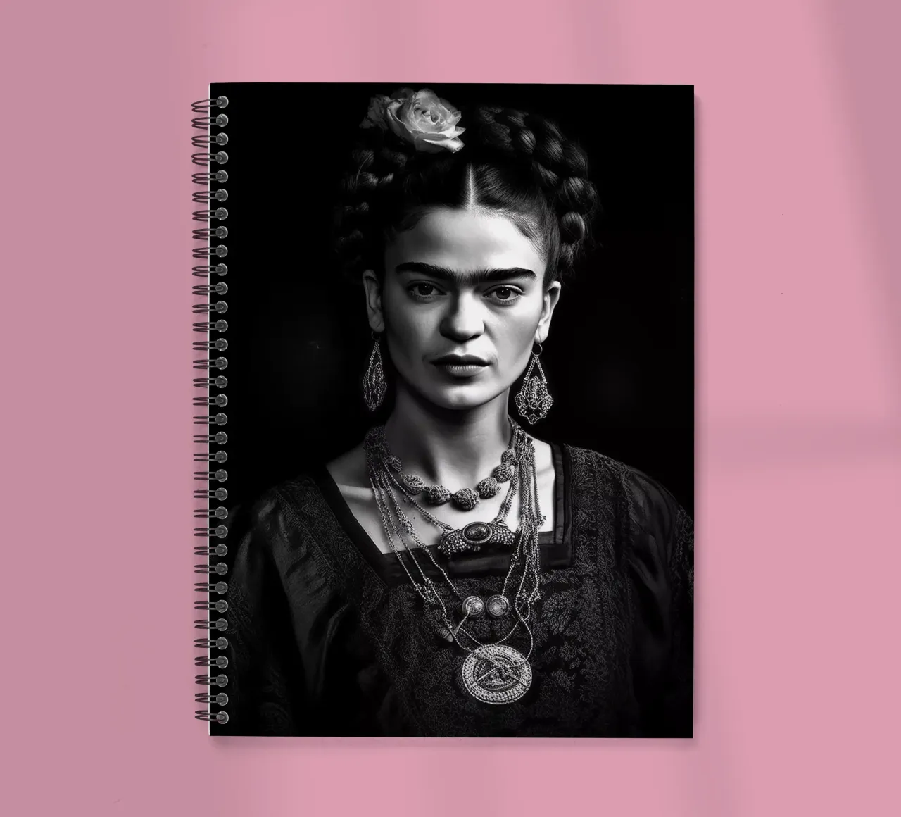 Frida Kahlo "Resilience Redefined" diario ad anelli da Fantasias Florales