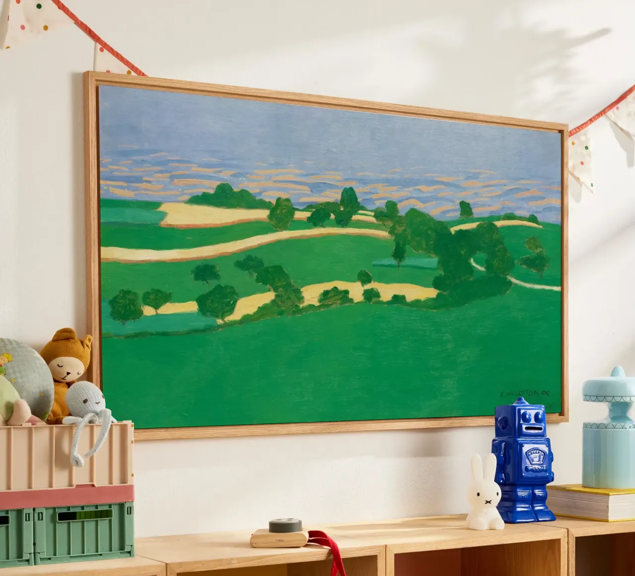 Corn Fields (Les Blés) by Félix Vallotton plexiglass da Bisous Art