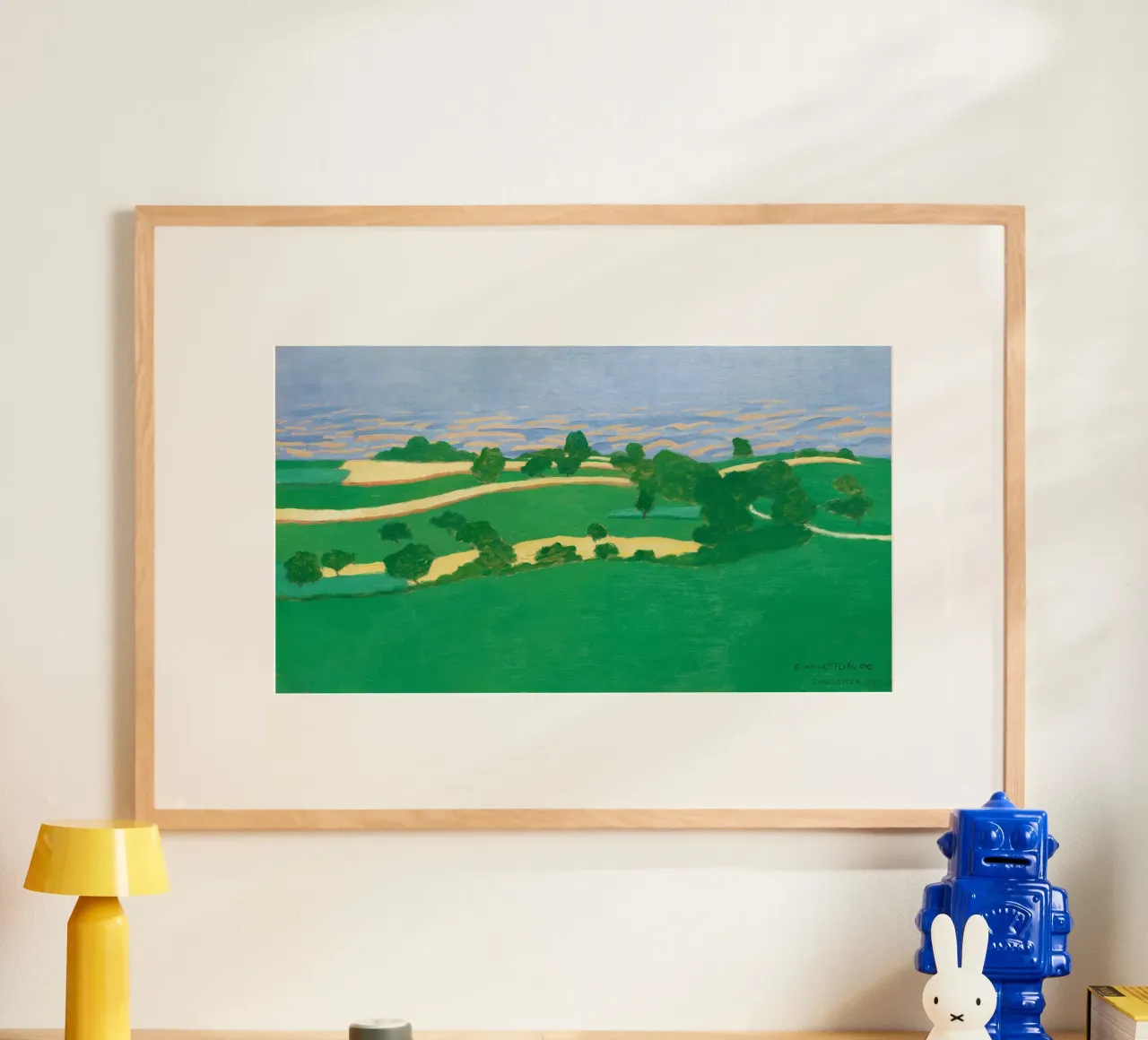 Corn Fields (Les Blés) by Félix Vallotton carta hahnemühle da Bisous Art