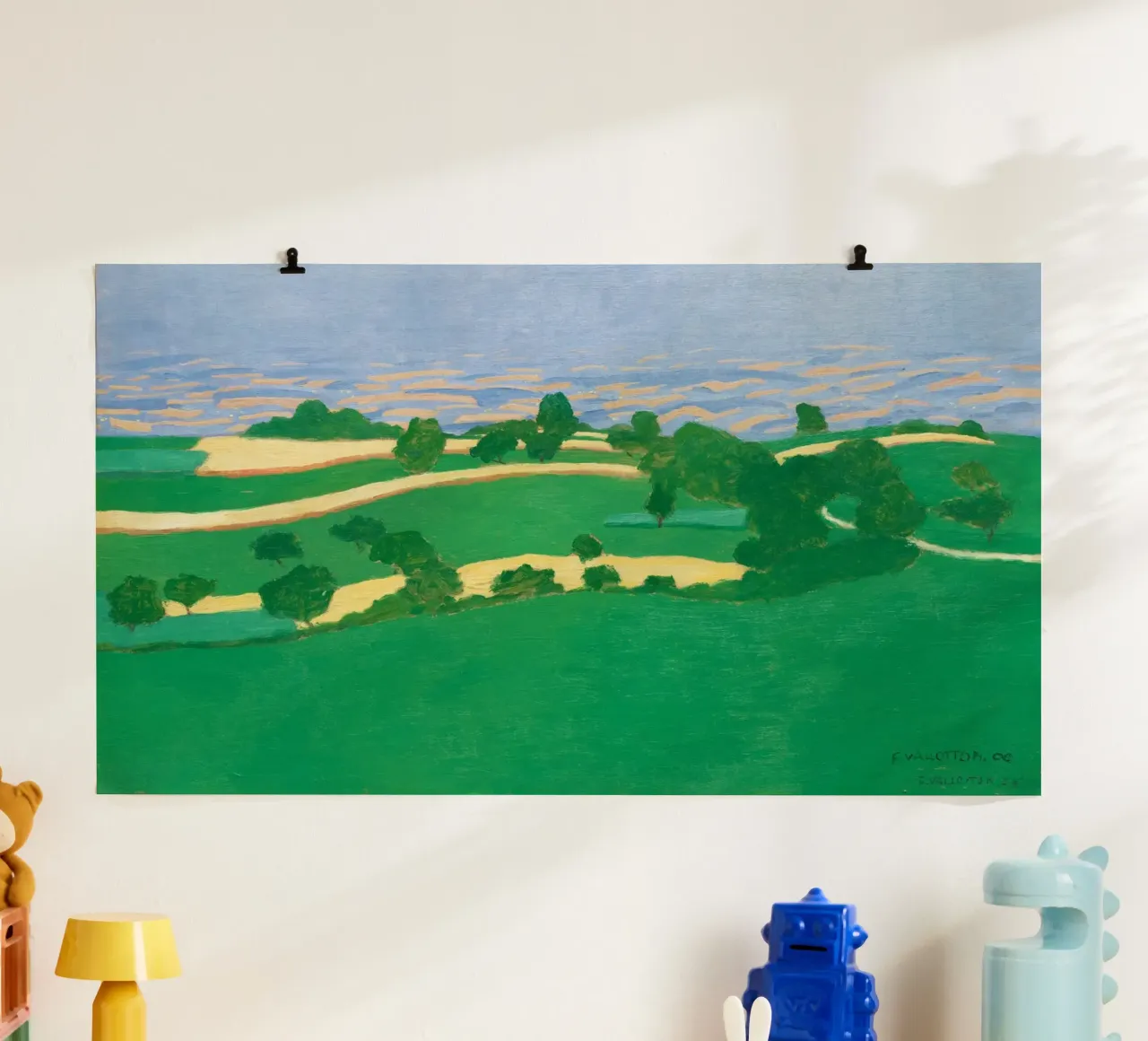 Corn Fields (Les Blés) by Félix Vallotton carta hahnemühle da Bisous Art