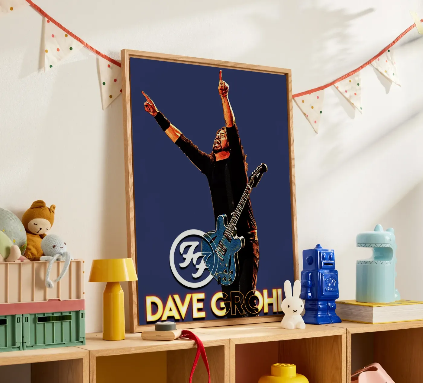 Dave Grohl Acryl-Glas von Gunawan Rb