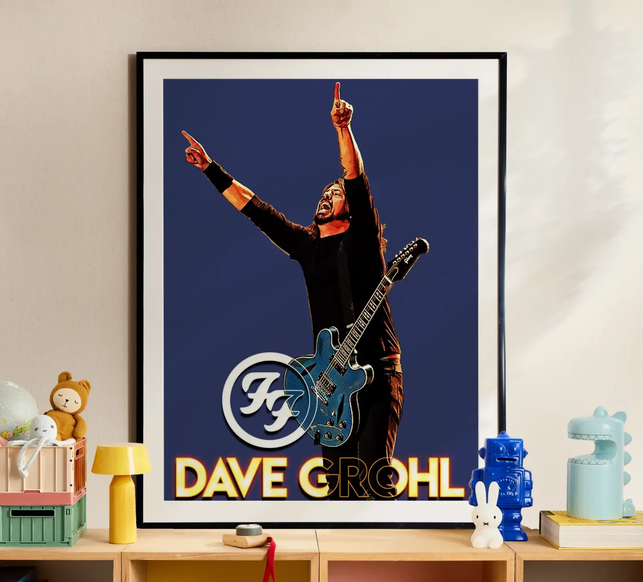 Dave Grohl poster da Gunawan Rb