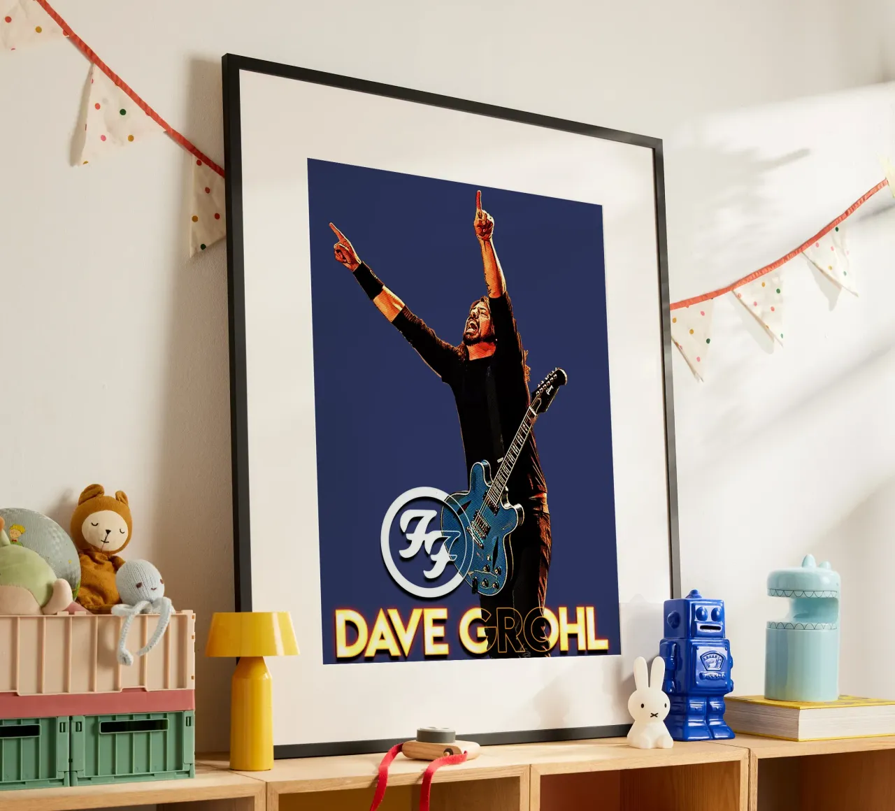 Dave Grohl poster da Gunawan Rb