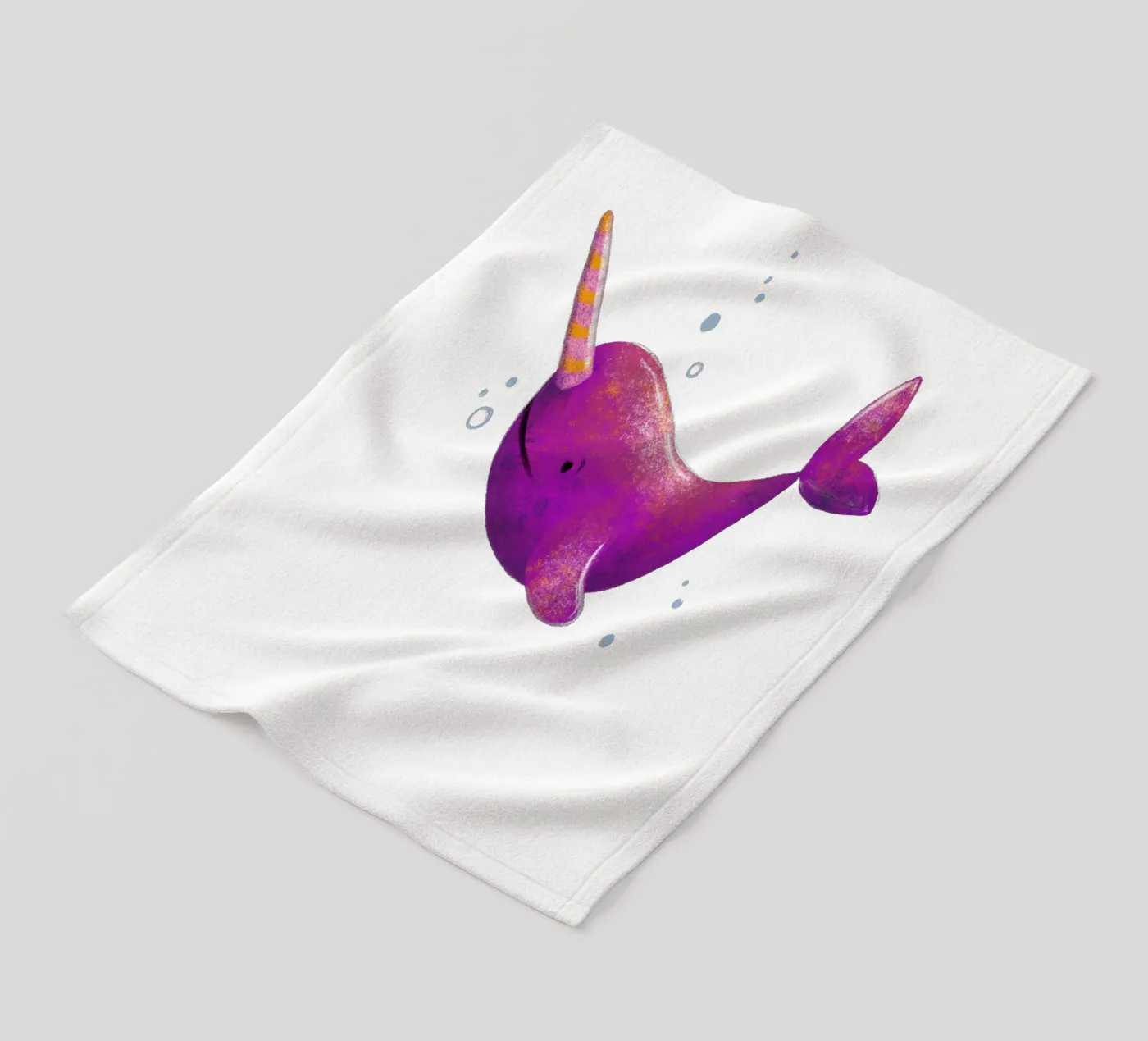 Narwal coperta in pile da miriamkross-kids