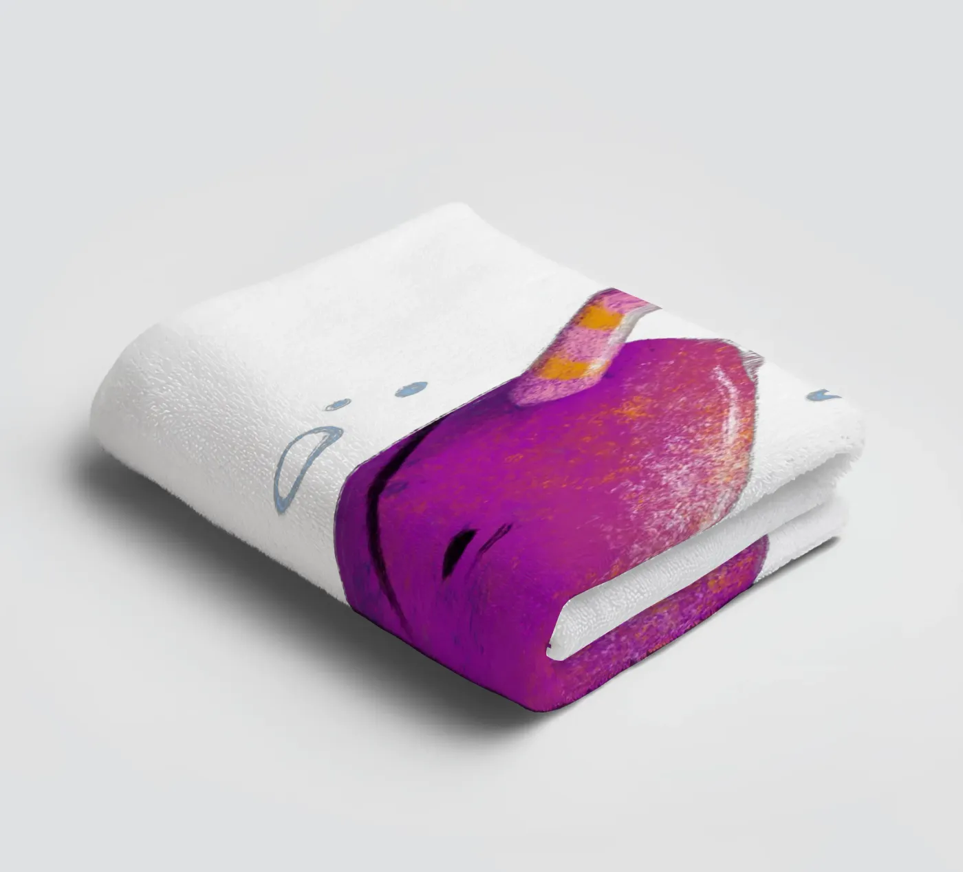 Narwal towel by miriamkross-kids