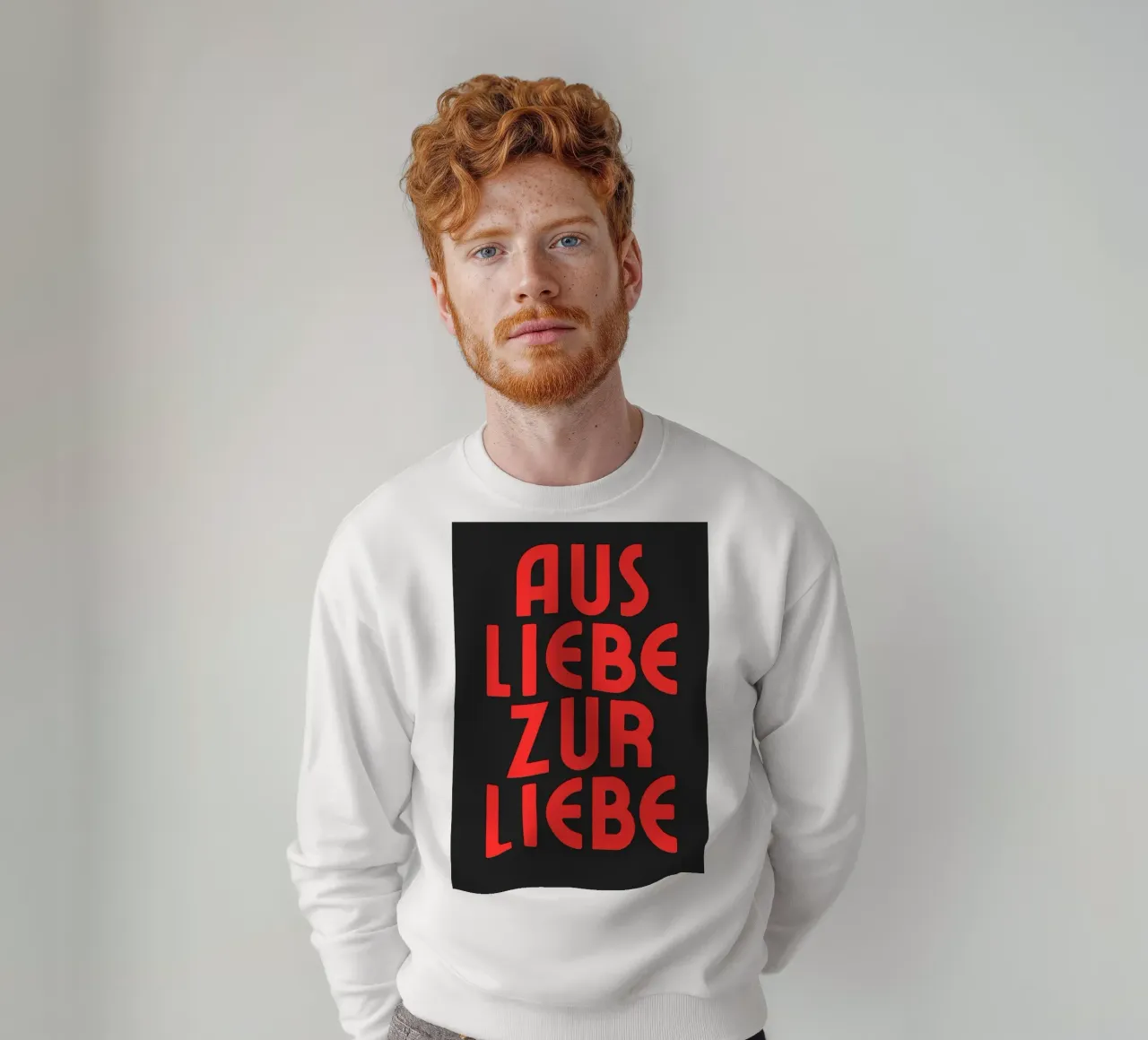 Aus Liebe zur Liebe Sweatshirt von Flosters
