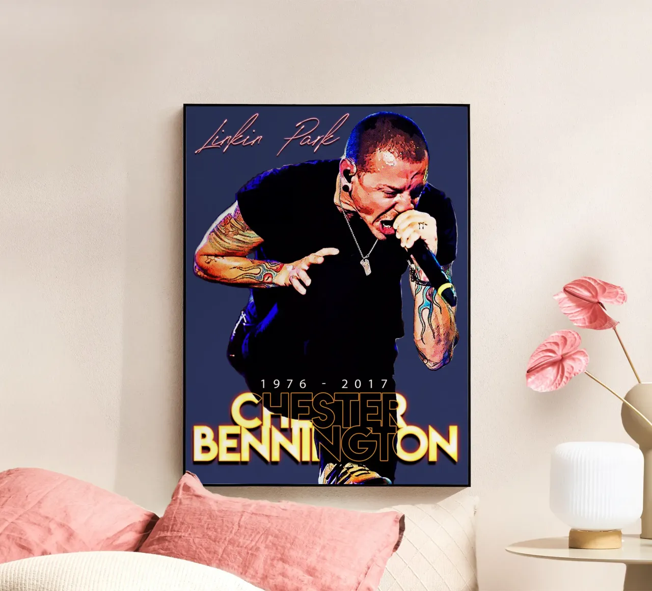 Chester Bennington plexiglass da Gunawan Rb