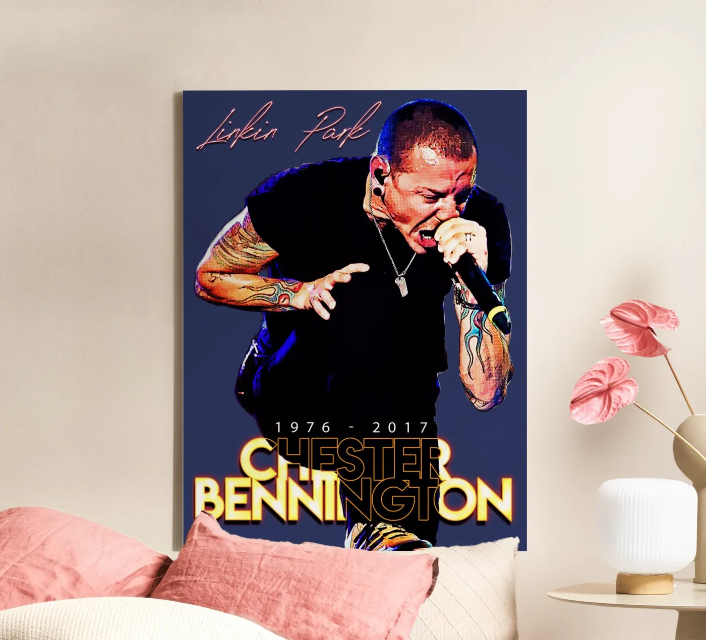 Chester Bennington canvas van Gunawan Rb