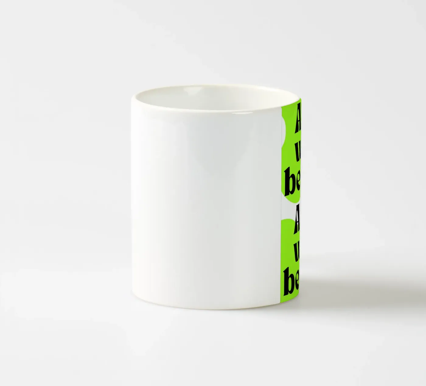 Alles wird besser! ceramic mug by Flosters