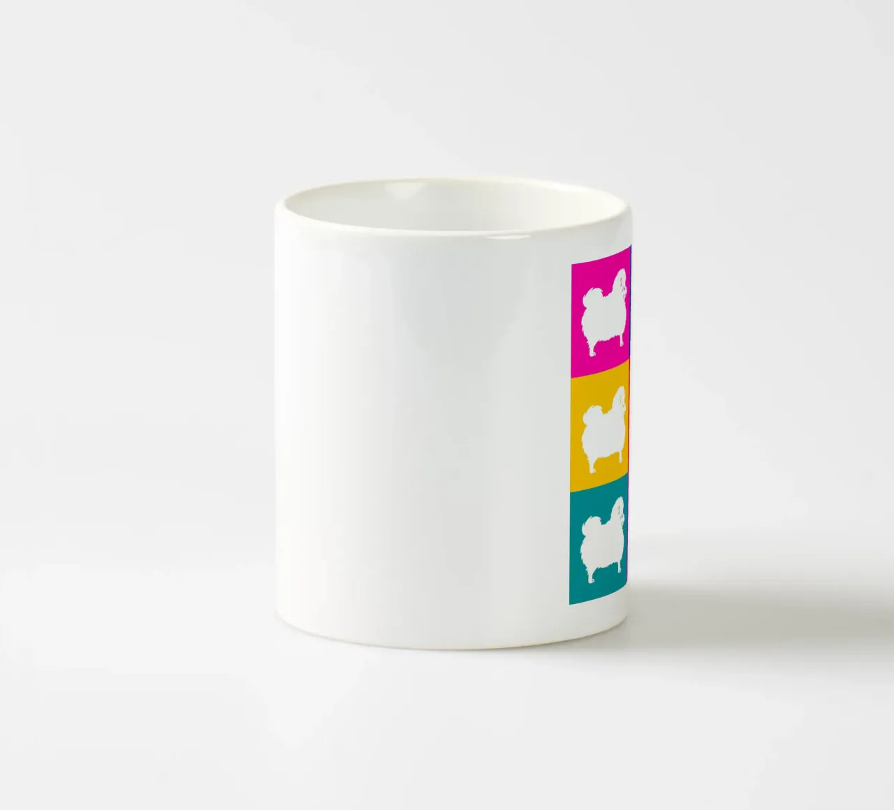 Spitz in piedi tazza in ceramica da Pop dogs