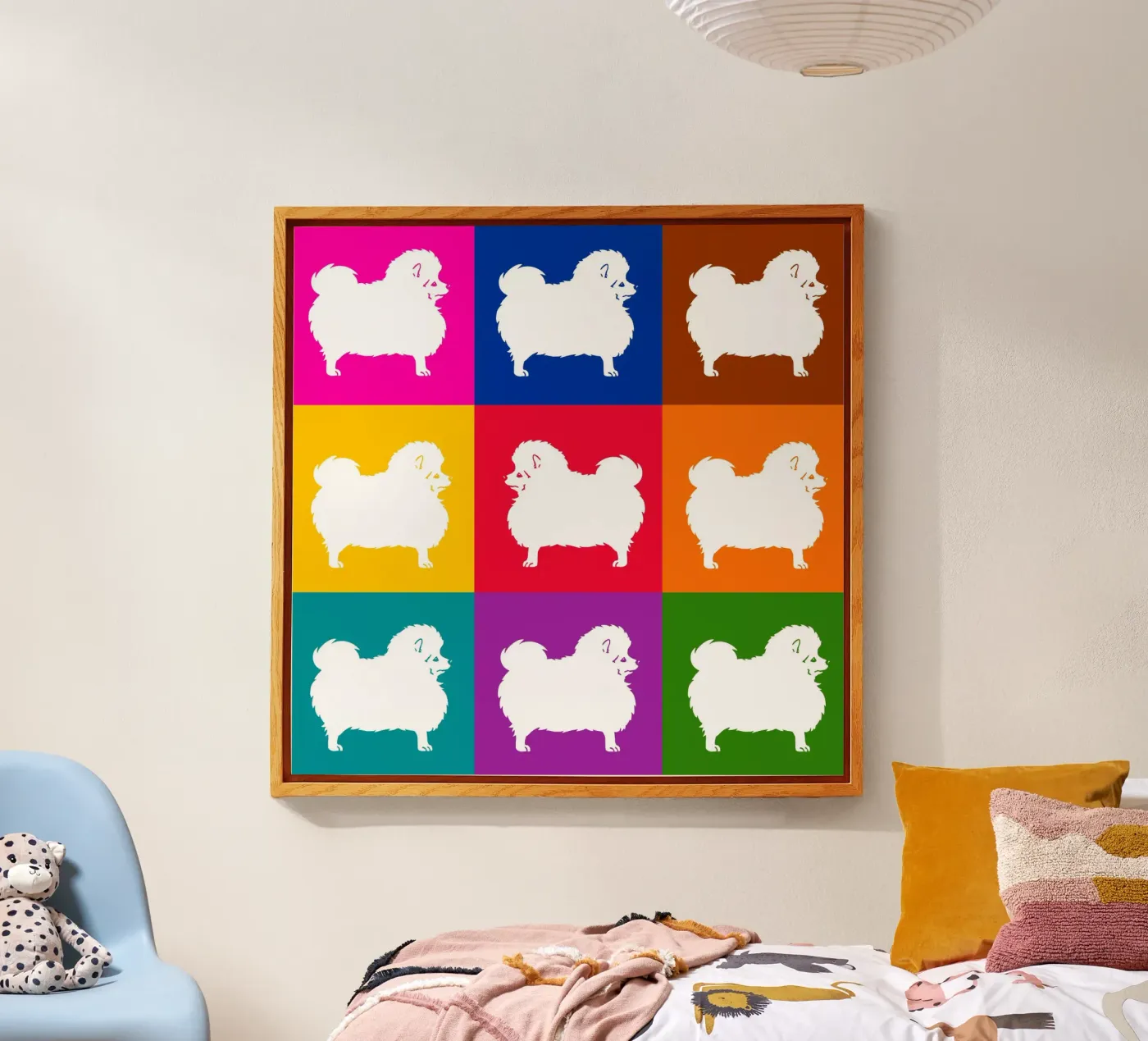 Standing spitz plexiglas de Pop dogs