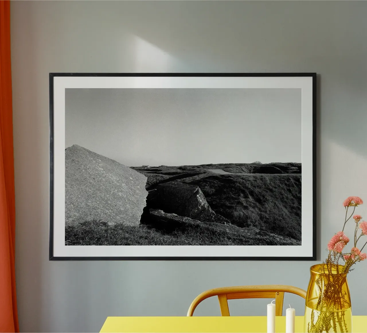 A bumpy horizon poster by Khaos