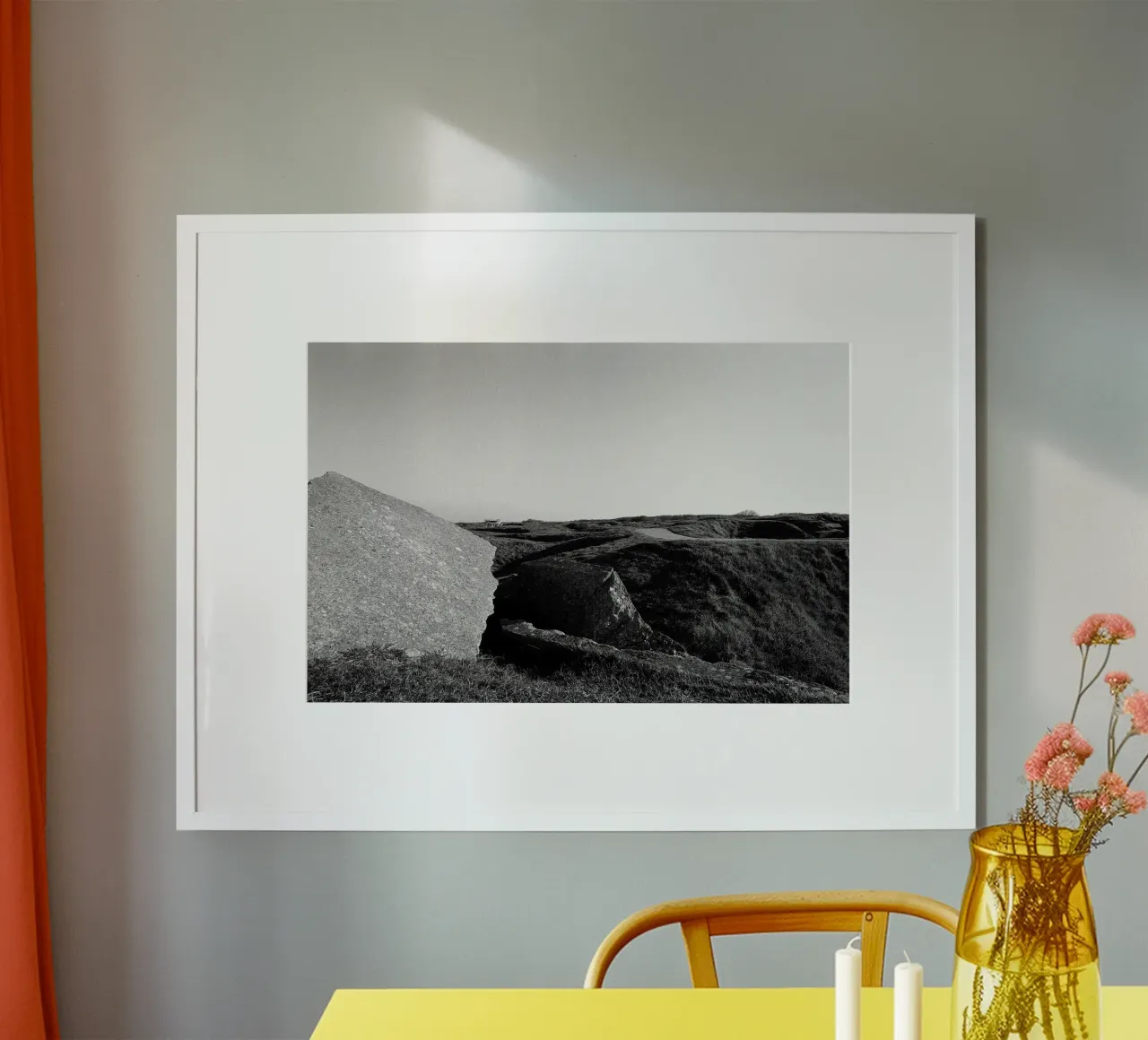 A bumpy horizon poster by Khaos