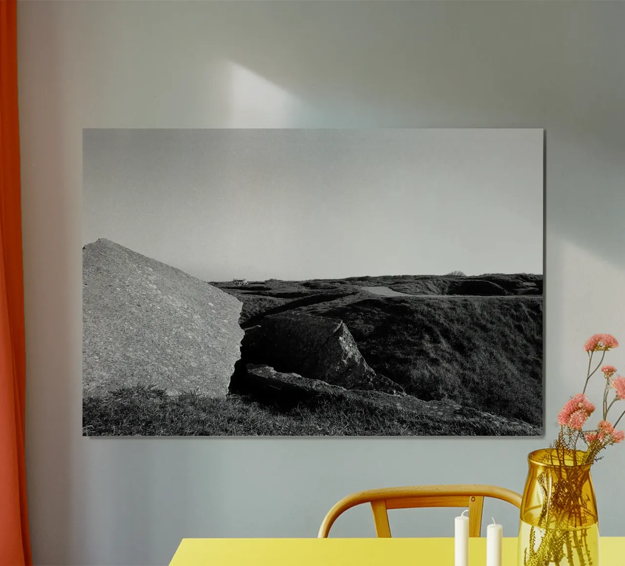 A bumpy horizon poster by Khaos