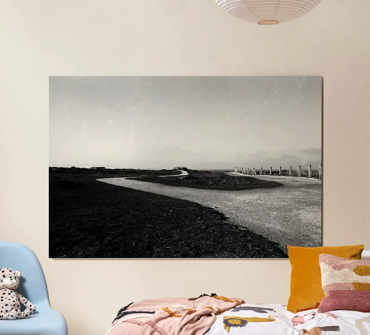 A bumpy horizon poster by Khaos