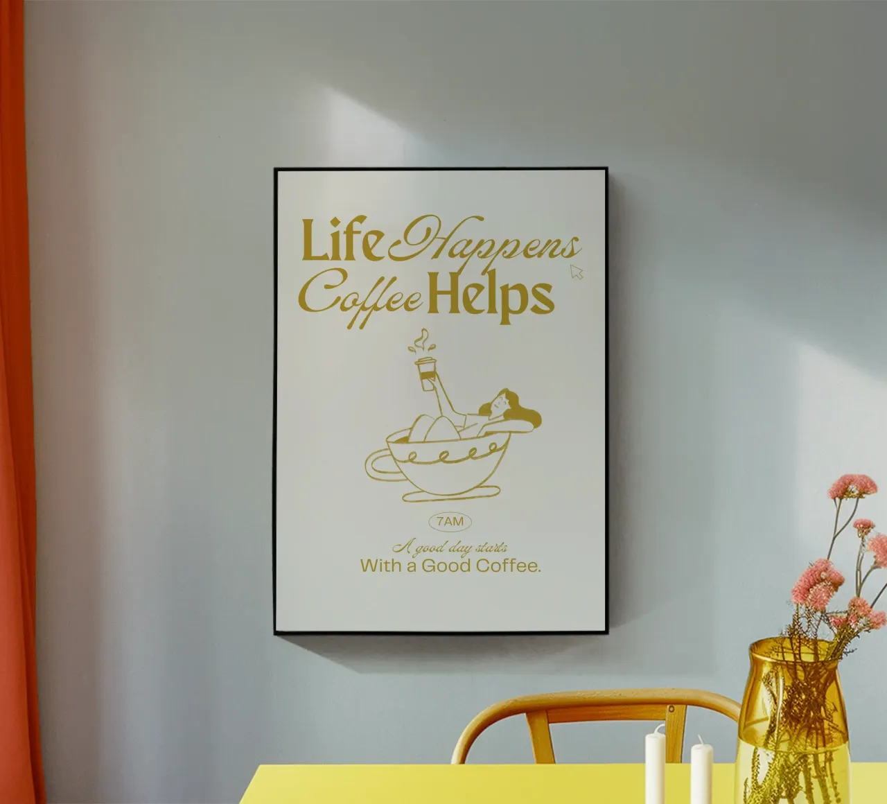 COFFEE HELPS plexiglass da COFFEE CLUB