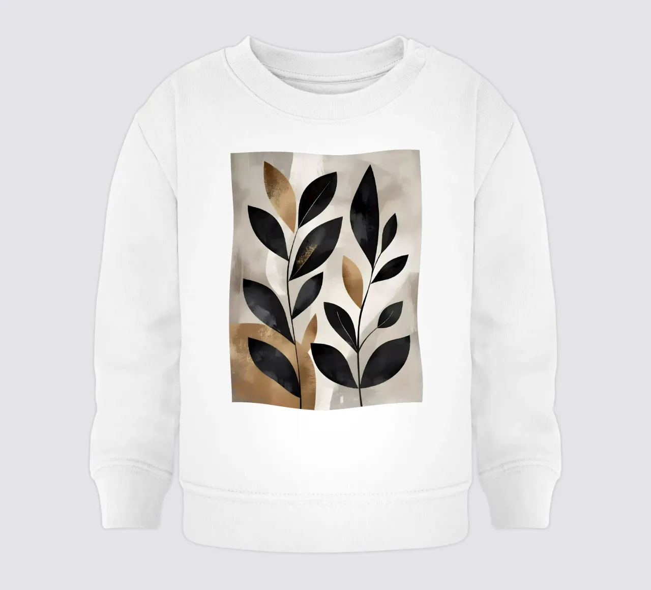 Foglie d'oro felpa neonato da Artistic-shop